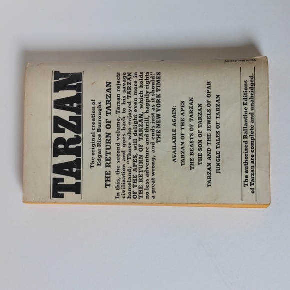 The Return of Tarzan book by Edgar Rice Burroughs - Picture 2 of 4